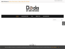 Tablet Screenshot of clocksofsa.com